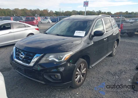 2017 Nissan Pathfinder Sv из США, поврежденный, VIN 5N1DR2MN5HC679701